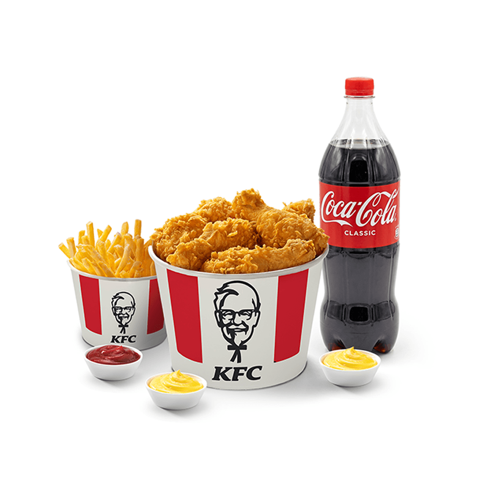 KFC БАСКЕТ 9 КРЫЛЫШЕК + 6 НОЖКИ КОМБО